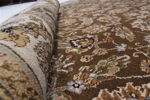Kashan Beige Hand Knotted 40 X 62 Area Rug 250-27865 Image 11