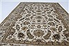 Kashan Beige Hand Knotted 41 X 54 Area Rug 250-27867 Thumb 2