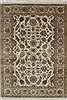 Kashan Beige Hand Knotted 41 X 54  Area Rug 250-27867 Thumb 0