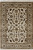 Kashan Beige Hand Knotted 41 X 54 Area Rug 250-27867 Thumb 0