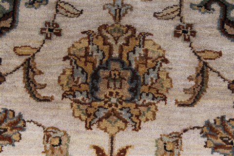 Kashan Beige Hand Knotted 41 X 60 Area Rug 250-27868 Image 10