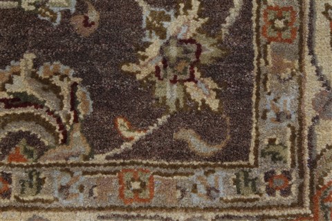 Kashan Brown Hand Knotted 41 X 63 Area Rug 250-27869 Image 11