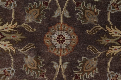 Kashan Brown Hand Knotted 41 X 63 Area Rug 250-27869 Image 7