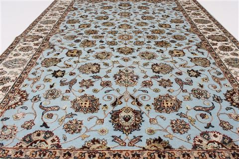 Tabriz Beige Hand Knotted 42 X 60 Area Rug 250-27872 Image 13