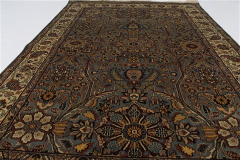 Tabriz Brown Hand Knotted 40 X 511 Area Rug 250-27875 Image 5