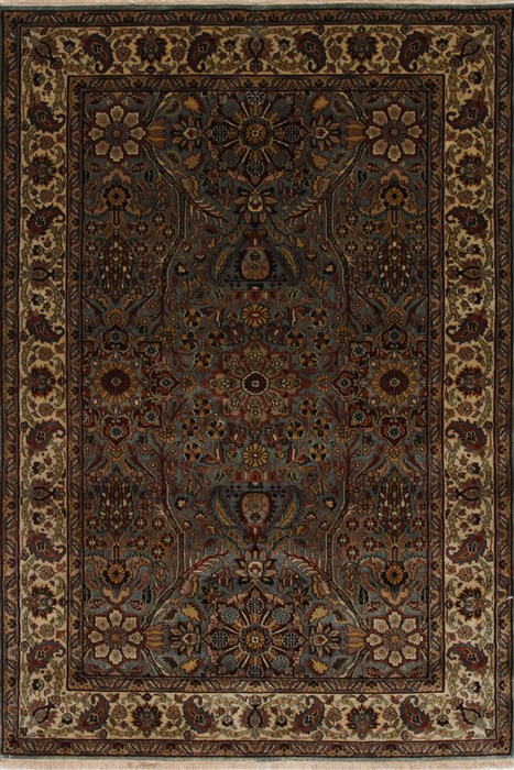 Tabriz Brown Hand Knotted 40 X 511 Area Rug 250-27875 Image 0