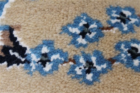 Nain Blue Hand Knotted 41 X 62 Area Rug 250-27876 Image 1