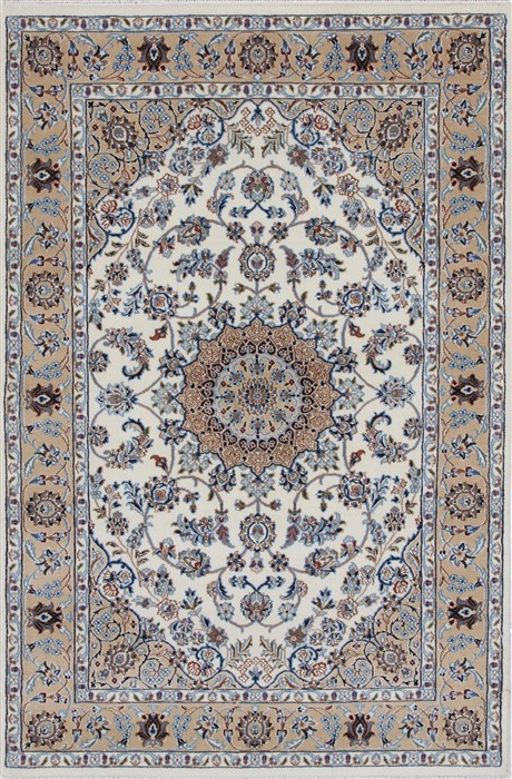 Nain Blue Hand Knotted 41 X 62 Area Rug 250-27876 Image 0