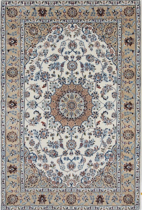 Nain Beige Hand Knotted 41 X 62 Area Rug 250-27878 Image 0