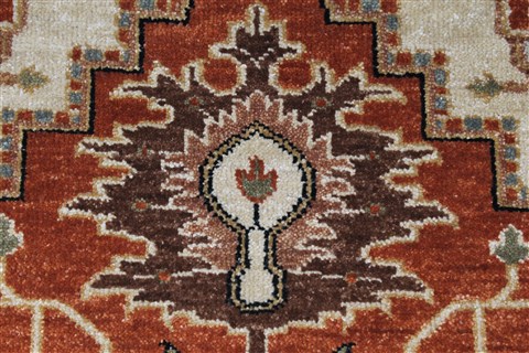 Serapi Brown Hand Knotted 40 X 511 Area Rug 250-27887 Image 10
