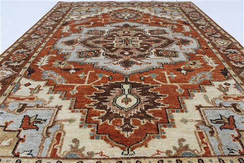 Serapi Brown Hand Knotted 40 X 511 Area Rug 250-27887 Image 4