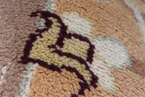 Kashmar Beige Hand Knotted 310 X 52 Area Rug 100-27890 Image 10