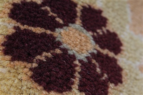 Kashmar Beige Hand Knotted 310 X 52 Area Rug 100-27890 Image 11