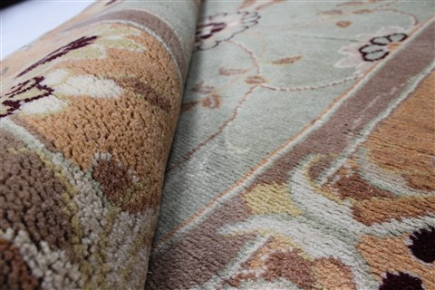Kashmar Beige Hand Knotted 310 X 52 Area Rug 100-27890 Image 1