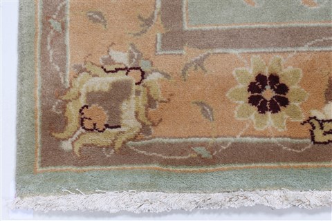 Kashmar Beige Hand Knotted 310 X 52 Area Rug 100-27890 Image 7