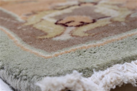 Kashmar Beige Hand Knotted 310 X 52 Area Rug 100-27890 Image 8