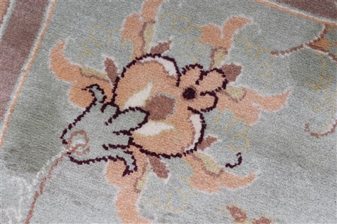 Kashmar Beige Hand Knotted 310 X 52 Area Rug 100-27890 Image 9