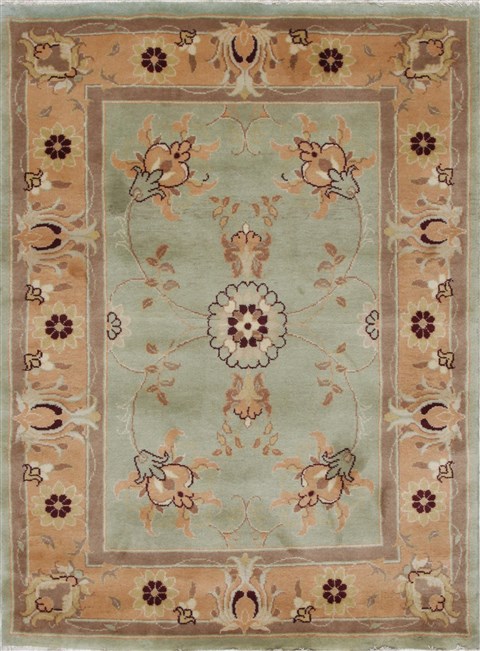 Kashmar Beige Hand Knotted 310 X 52 Area Rug 100-27890 Image 0