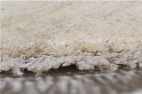 Gabbeh Beige Oval Hand Knotted 34 X 50 Area Rug 100-27892 Image 3