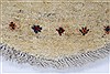 Gabbeh Beige Oval Hand Knotted 34 X 50 Area Rug 100-27892 Thumb 2