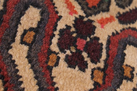 Bakhtiar Beige Hand Knotted 67 X 100 Area Rug 100-27894 Image 1