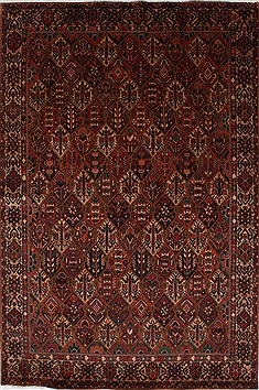 Bakhtiar Beige Hand Knotted 6'7" X 10'0"  Area Rug 100-27894