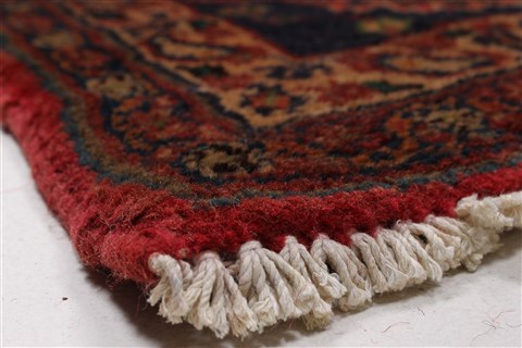 Mashad Red Hand Knotted 67 X 94 Area Rug 100-27895 Image 10