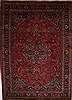 Mashad Red Hand Knotted 67 X 94  Area Rug 100-27895 Thumb 0