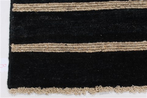 Gabbeh Black Hand Knotted 511 X 74  Area Rug 100-27897 Image 5