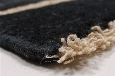 Gabbeh Black Hand Knotted 511 X 74  Area Rug 100-27897 Image 6