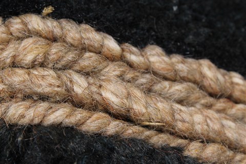 Gabbeh Black Hand Knotted 511 X 74  Area Rug 100-27897 Image 7