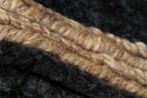 Gabbeh Black Hand Knotted 511 X 74  Area Rug 100-27897 Image 8