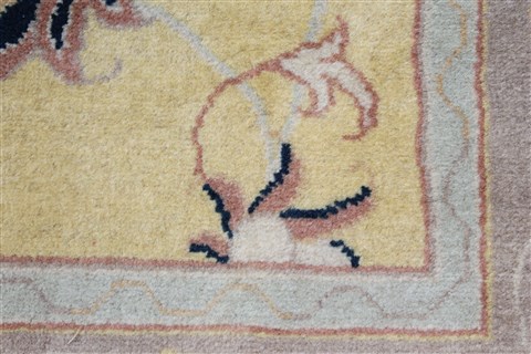 Kashmar Beige Hand Knotted 58 X 75 Area Rug 100-27898 Image 10