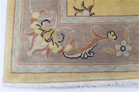 Kashmar Beige Hand Knotted 58 X 75 Area Rug 100-27898 Image 7