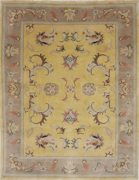 Kashmar Beige Hand Knotted 58 X 75 Area Rug 100-27898 Image 0