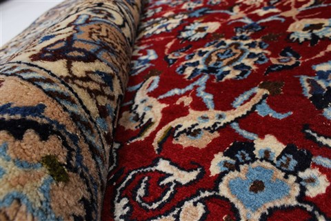 Nain Blue Hand Knotted 66 X 98 Area Rug 100-27899 Image 3