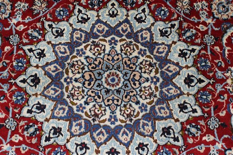 Nain Blue Hand Knotted 66 X 98 Area Rug 100-27899 Image 8