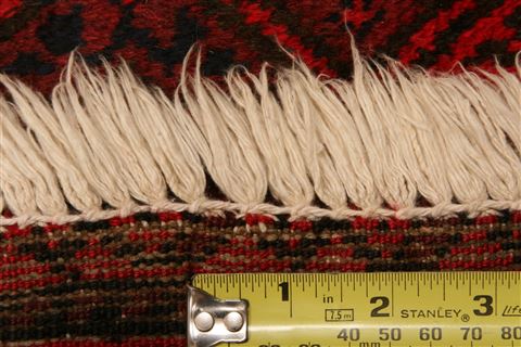 Baluch Red Hand Knotted 36 X 68 Area Rug 100-27902 Image 5