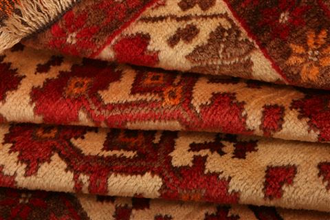 Baluch Beige Hand Knotted 41 X 68 Area Rug 100-27903 Image 3