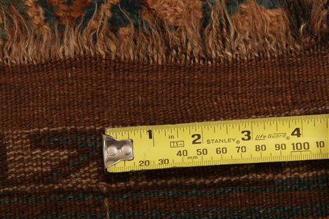 Bhadohi Brown Hand Knotted 46 X 66 Area Rug 253-27904 Image 4