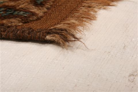 Bhadohi Brown Hand Knotted 46 X 66 Area Rug 253-27904 Image 6