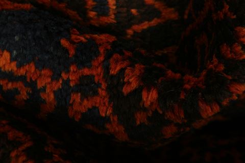Baluch Orange Hand Knotted 311 X 62 Area Rug 100-27905 Image 1