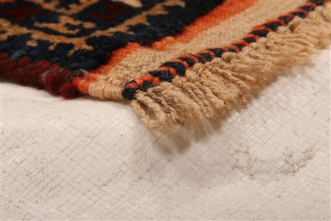 Baluch Brown Hand Knotted 45 X 62 Area Rug 253-27906 Image 6