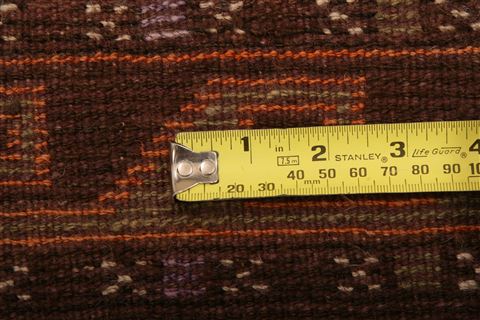 Baluch Brown Hand Knotted 30 X 52 Area Rug 100-27907 Image 4