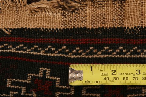 Baluch Black Hand Knotted 39 X 610 Area Rug 100-27909 Image 4