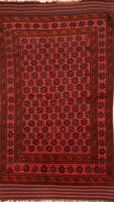 Baluch Red Hand Knotted 46 X 610 Area Rug 100-27912 Image 0