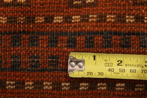 Baluch Orange Hand Knotted 30 X 53 Area Rug 253-27915 Image 4