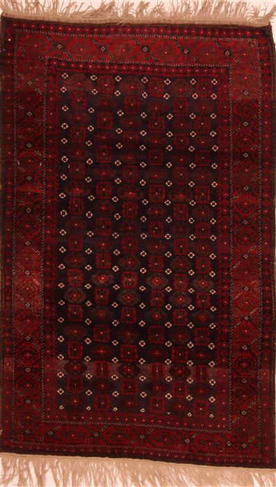 Baluch Red Hand Knotted 44 X 69 Area Rug 100-27916 Image 0