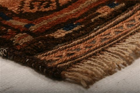 Baluch Yellow Hand Knotted 45 X 80 Area Rug 253-27917 Image 6