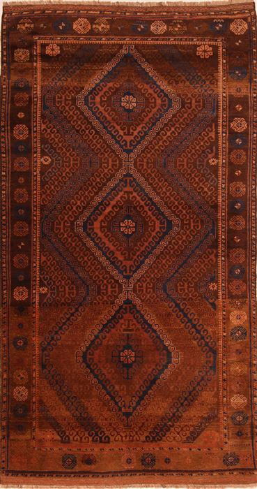 Baluch Yellow Hand Knotted 45 X 80 Area Rug 253-27917 Image 0